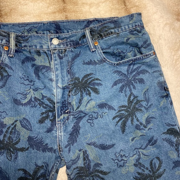 Jean shorts Unisex printed Jean Levi Strauss 502 - Picture 3 of 10